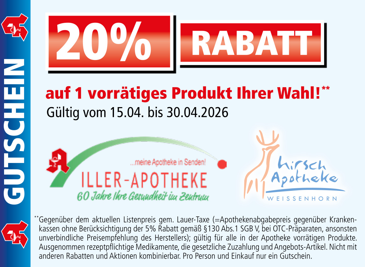 Hirsch-Apotheke-Weissenhorn-Gutschein April 2026